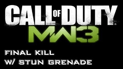 HD Call of Duty: Modern Warfare 3 - Stun Grenade Final Kill