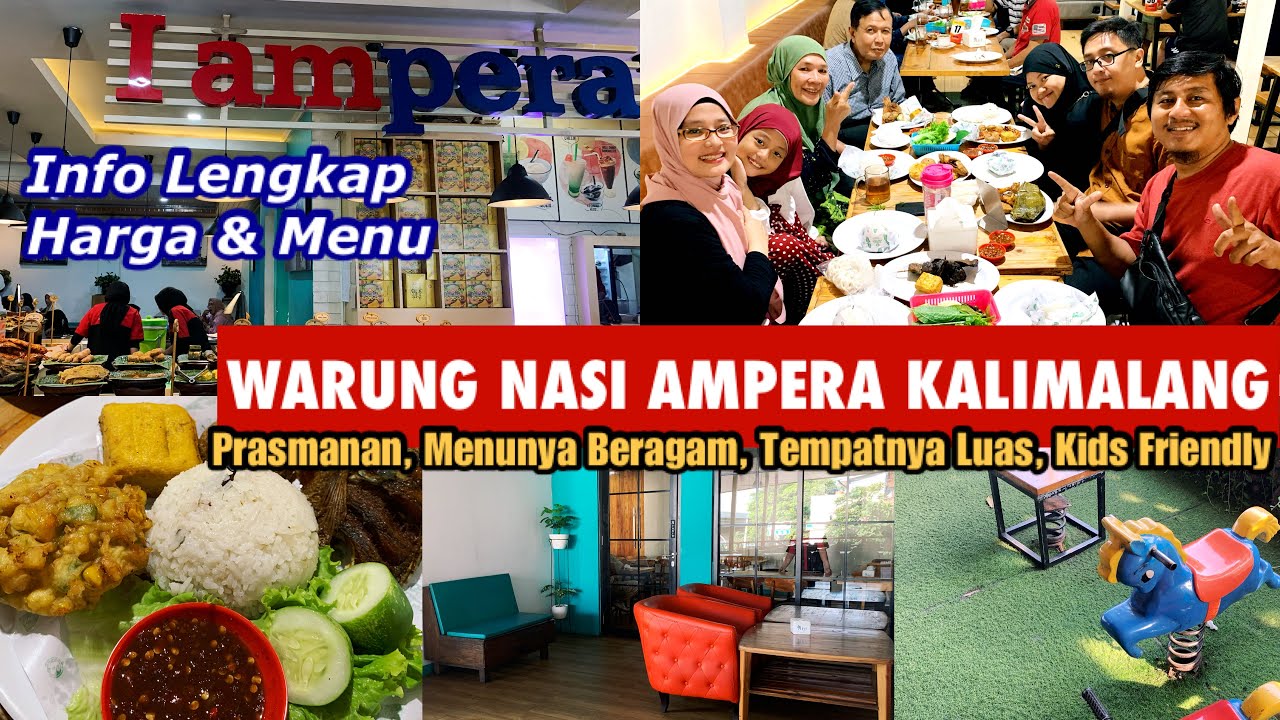WARUNG NASI AMPERA KALIMALANG JAKARTA| INFO LENGKAP HARGA & MENU