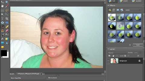 Photoshop Elements 7 Tutorial -  Fix Red eye removal