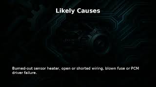 P0135 – O2 Sensor Heater Circuit Malfunction (Bank 1 Sensor 1) | Symptoms, Causes & Fixes