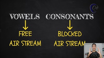 5 Difference between consonants and vowels