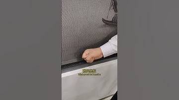Large roll-back invisible screen window, screen zipper welding, strong and durable