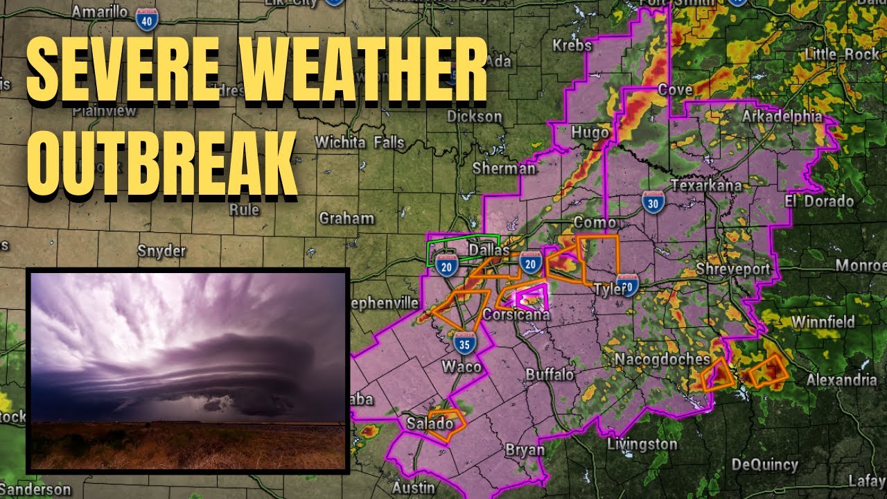 LIVE COVERAGE - Major severe weather outbreak across the southern ...