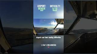 Airports and their landing difficulty #airplane #aviation #fyp Airports and their landing difficulty #airplane #aviation #fyp