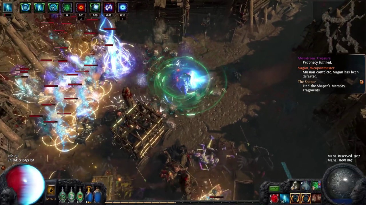 Path Of Exile Atlas of Worlds - Monstrous Treasure unlock