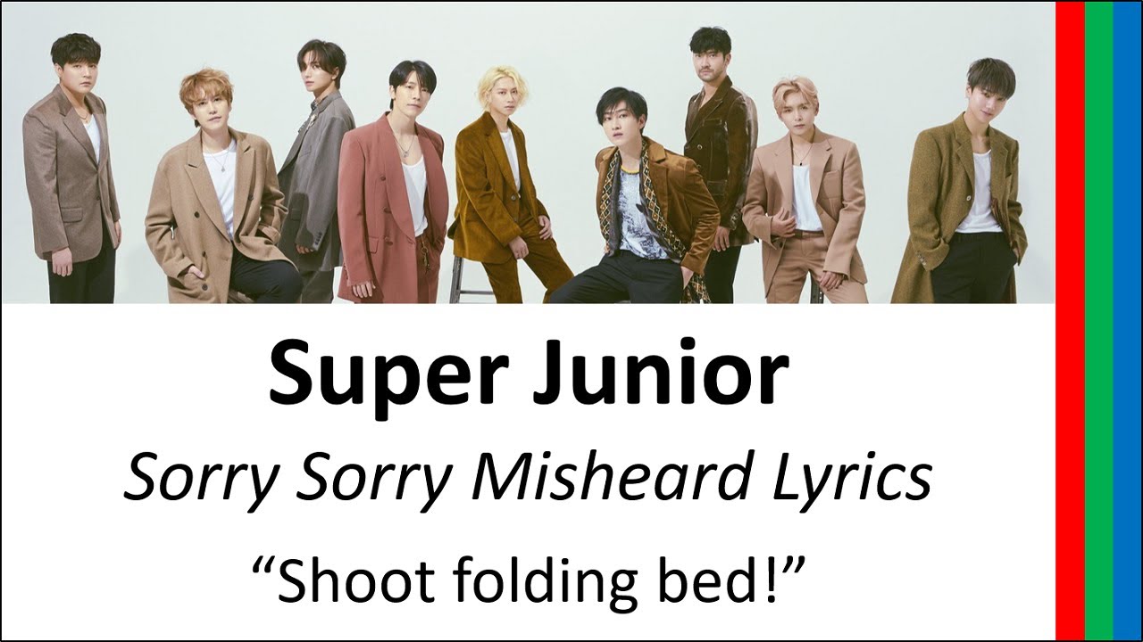 Super Junior Sorry Sorry New Misheard Lyrics YouTube