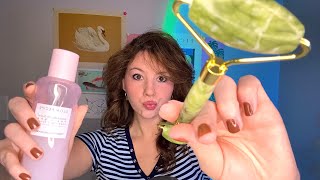 ASMR| QUICKLY Doing Your Skincare (It’s Past Your Bedtime❗️)