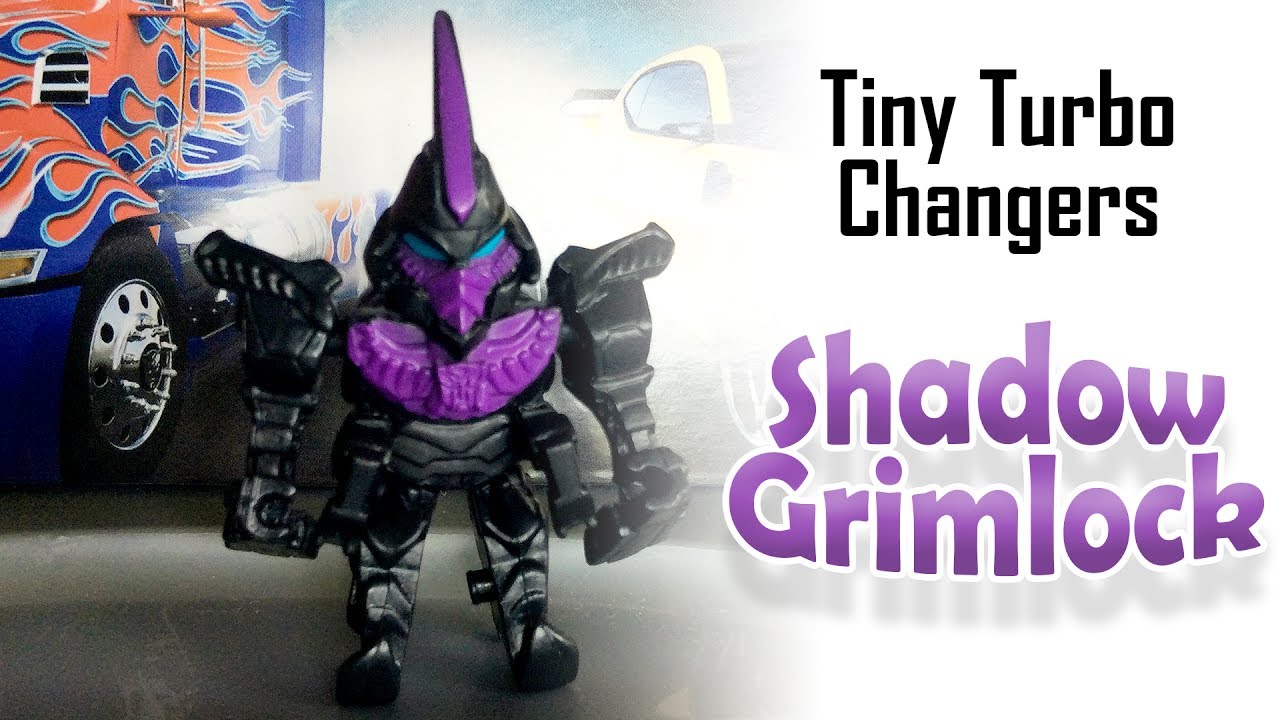 Shadow Grimlock Tiny Turbo Changer from Transformers The Last Knight