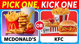 Pick One Kick One - Junk Food Edition 🍔🍟🍧