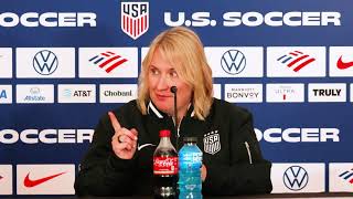 Emma Hayes Post-Game Interview | USWNT vs Chile | Jameese Joseph, Croix Bethune, Emily Sams Wealth