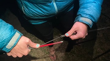 MSR Hubba Hubba tent pole repair and backcountry fix