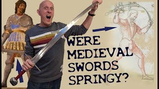 Were MEDIEVAL SWORDS SPRINGY? Myth Busting! With evidence from @tested