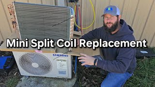 How to replace mini split outdoor coil? #minisplit #hvac by Taddy Digest 3,247 views 3 months ago 24 minutes