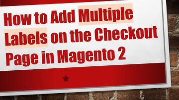How to Add Multiple Labels on the Checkout Page in Magento 2