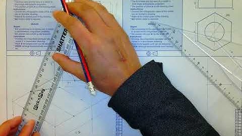 Hexagon in Isometric view