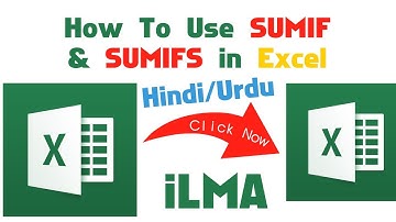 SUMIF vs SUMIFS: How to Use SUMIF & SUMIFS in Excel (Urdu/Hindi)