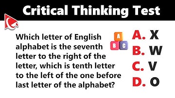 How to Pass CRITICAL THINKING ASSESSMENT TEST - Questions and Answers with Solutions