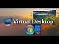 How to add virtual desktops in windows 7