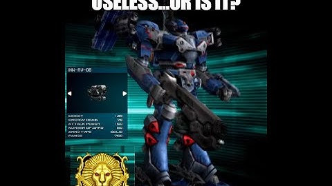 Armored Core 2 Another Age AC Cobalt-Vise II Showcase H+ Rear Vulcan EN MG Mid Biped