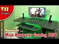 Membuat meja komputer gaming RGB finishing kertasive | DIY RGB GAMING DESK