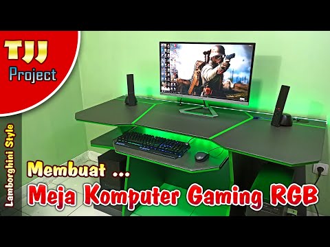 Video: Meja Permainan Komputer: Meja Komputer Sudut Razer Untuk Para Gamer, Lakukan Sendiri