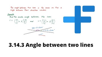 3.14.3 Angle Between Two Lines | IB Math AA | Mr. Flynn IB