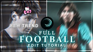 Full football edit tutorial on alight motion (+Preset)