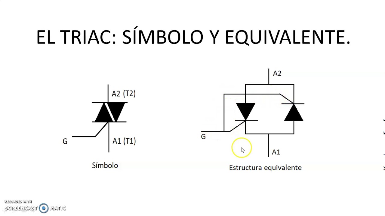 Templado Niño letra DIAC Y TRIAC FUNCIONAMIENTO - YouTube