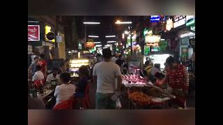 A Night Walk on 19th Street Chinatown (Yangon, Myanmar)