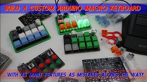 Programmable Macro Keyboard with an Arduino Pro Micro (32u4), Cherry Switches + Stealth Foot Pedal