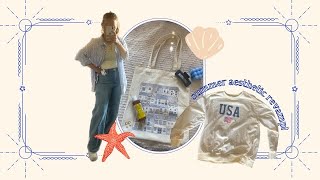 building my summer aesthetic | coastal granddaughter/Italian summer haul 🐚🌊 screenshot 4