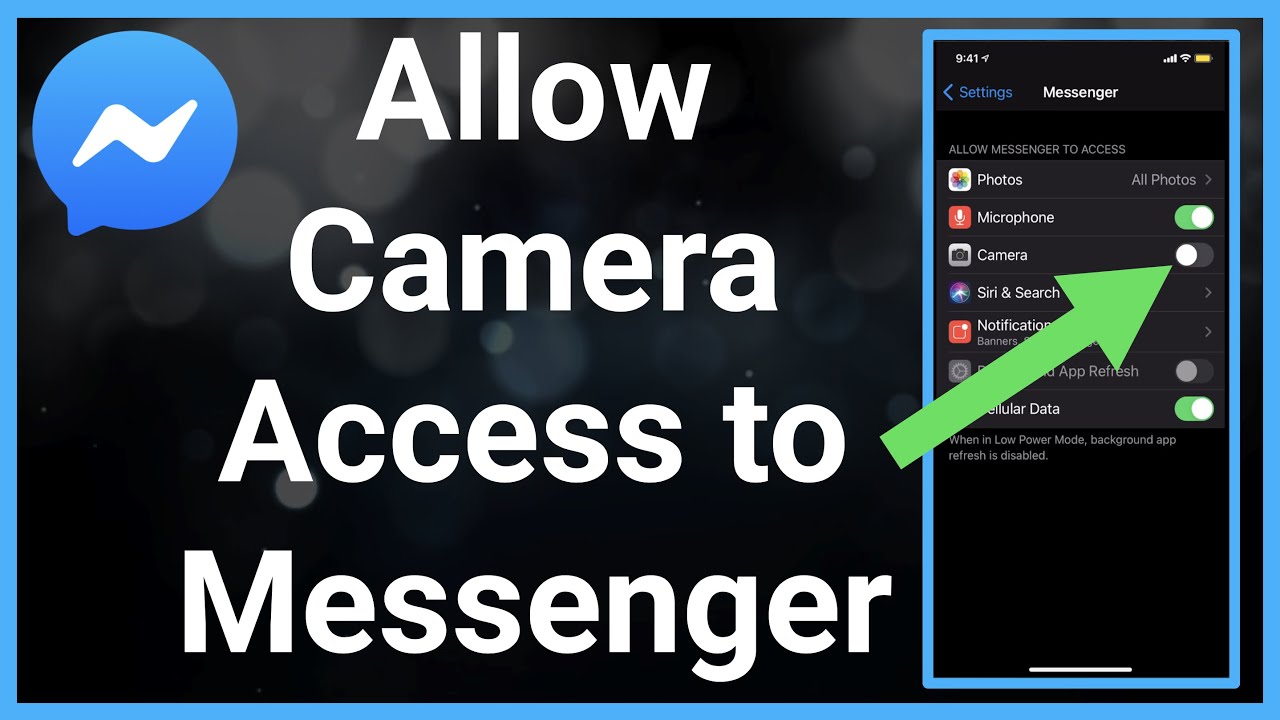 How To Allow Camera Access To Facebook Messenger - YouTube