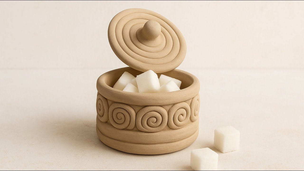 From Clay to Chic Sugar Bowl | A Project Everyone Loves ❤️
