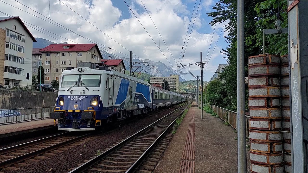 Rail traffic in Romania 2025, part 1 / Vlakovi u Rumunjskoj 2025 dio 1 / Trenuri in Sinaia #1
