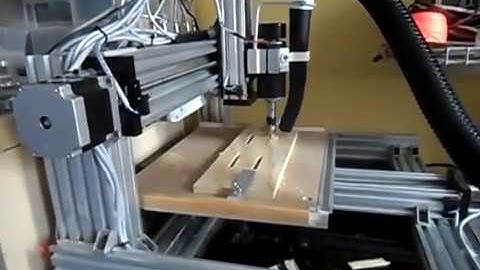 First test of the my CNC machine.