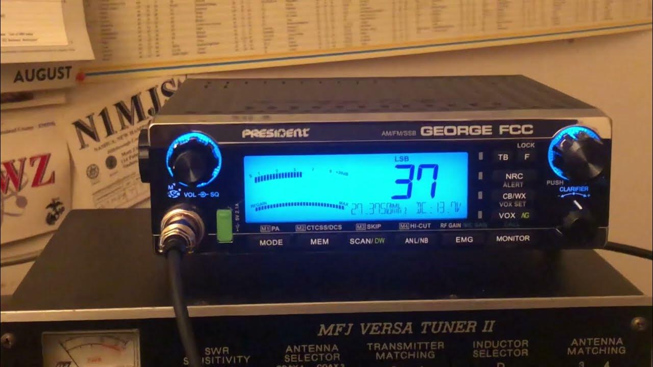 President FCC great rag chew radio. Really Impressive Radio