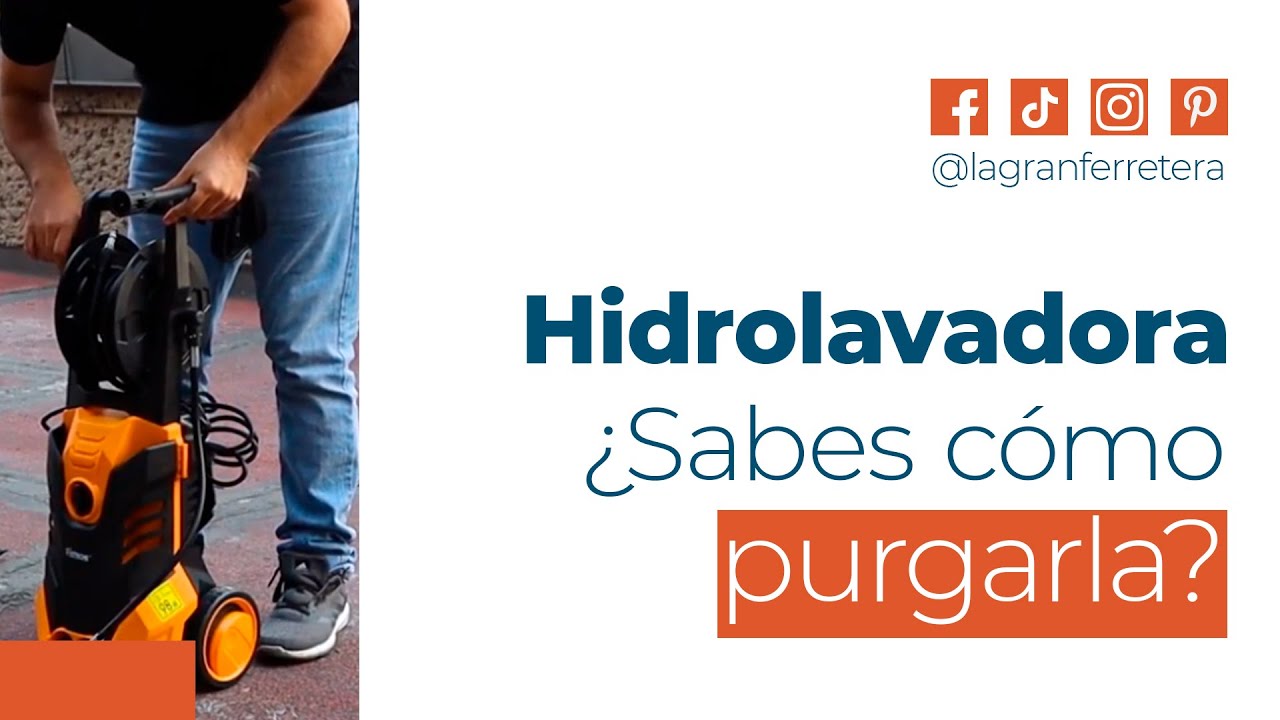 Cómo purgar tu hidrolavadora? - YouTube