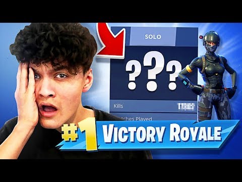 *EXPOSING* My Little Brothers STATS!! LOOK HOW MANY WINS HE GOT ON FORTNITE!