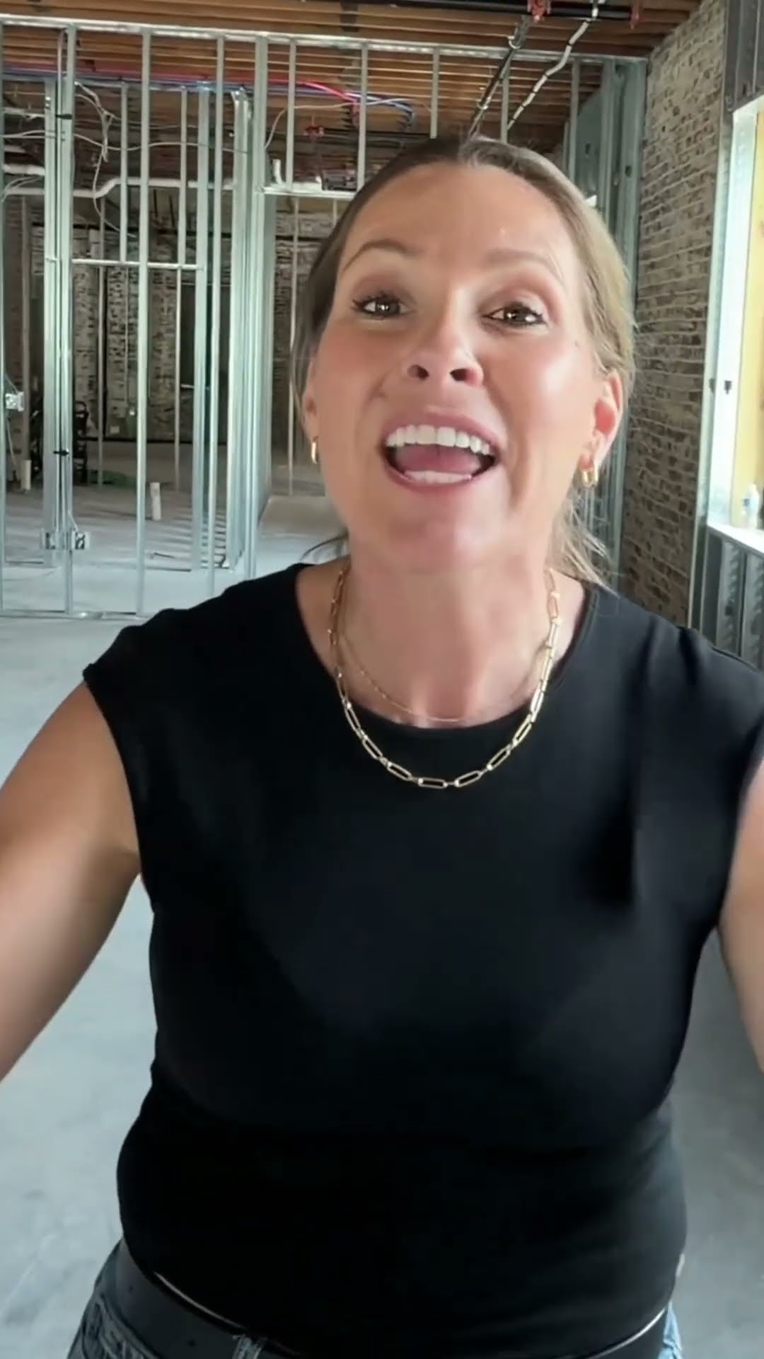 Still from The Building, a vertical social video