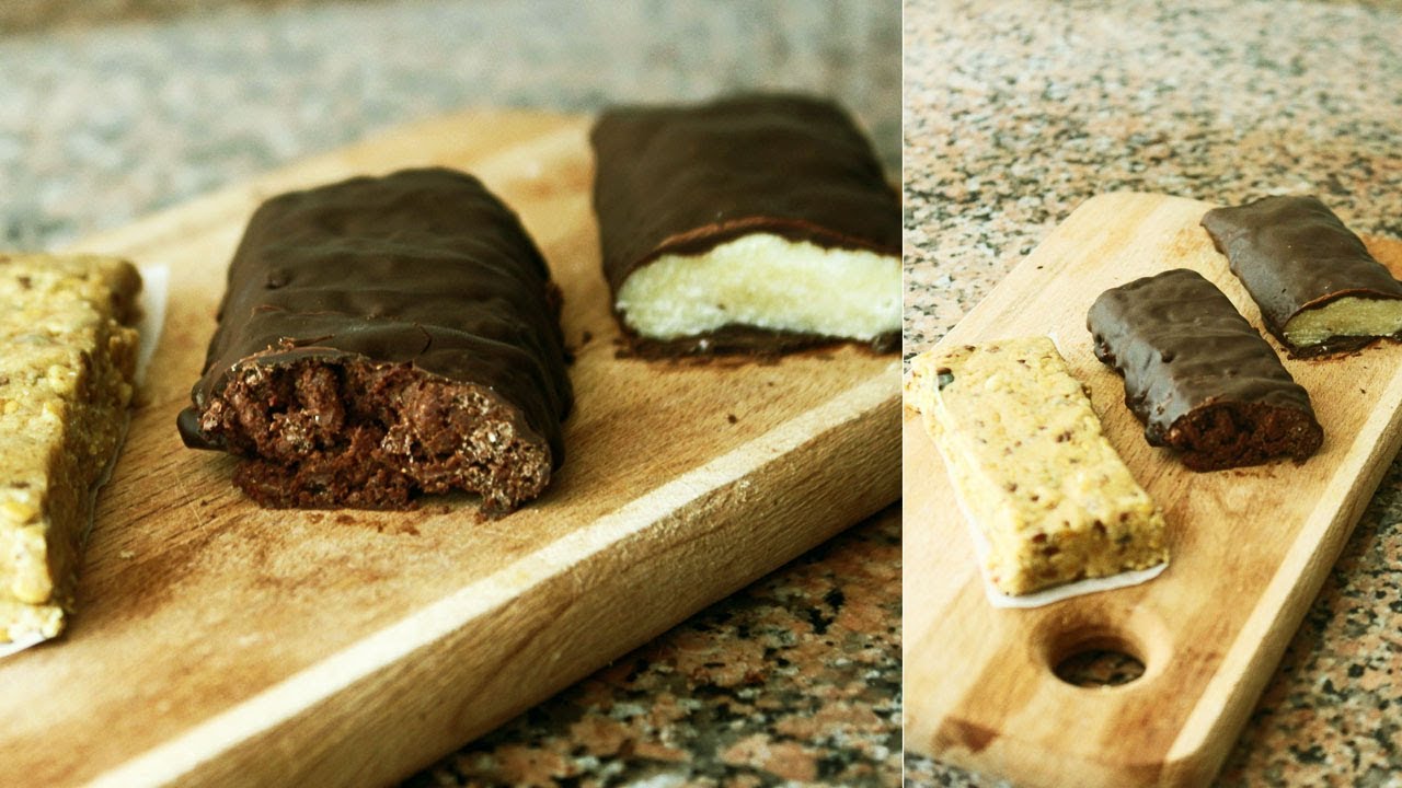 3 BARRAS DE PROTEÍNA CASEIRAS