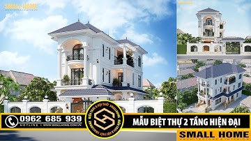 MẪU thiết kế BIỆT THỰ  3 tầng tân cổ điển ĐẸP và ĐẲNG CẤP