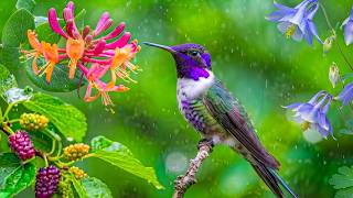 99% Instantly Fall Asleep🐦🌧️ Best Rain Sounds & Soft Spring Birds | A Peaceful Escape for Your Mind💗 screenshot 2