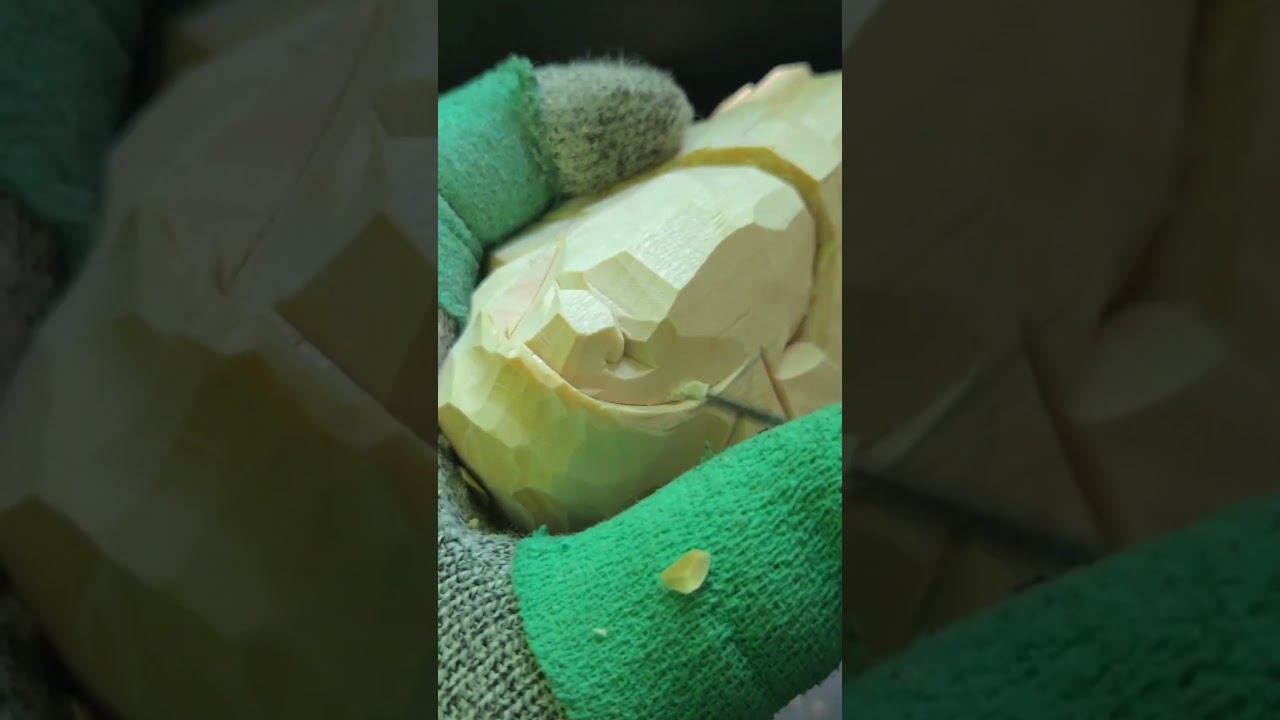 ASMR Dwarf Carving #whittling #woodcarving #asmr #asmrsounds #asmrvideo