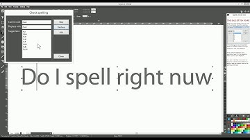 SignCut DRAW: Spell check