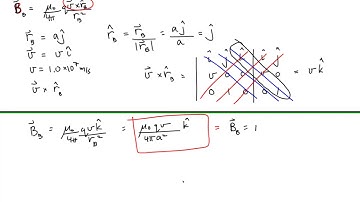 Calculating the Magnetic Field at a Point in Space, Part (b2)