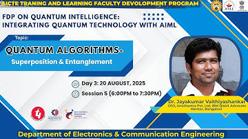 AICTE-ATAL FDP | Day-3 | Session-5 | ECE | Techno Main Salt Lake.