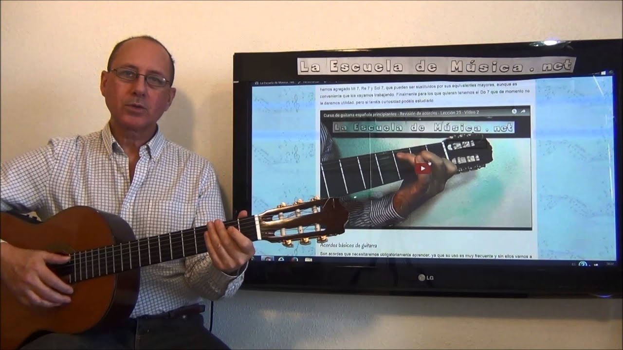 Acordes básicos de guitarra