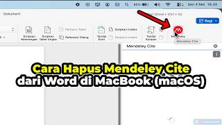 Cara Menghapus Mendeley di Word MacBook | macOS | INI CARA YANG BENAR!