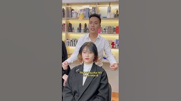 Tóc xơ yếu có nên nhuộm màu sáng nữa không? 😁 - Hotline: 035.833.8294 #shorts