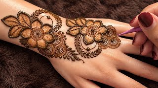 Mehndi Design simple and easy / front mehndi design simple / mehndi design for girls
